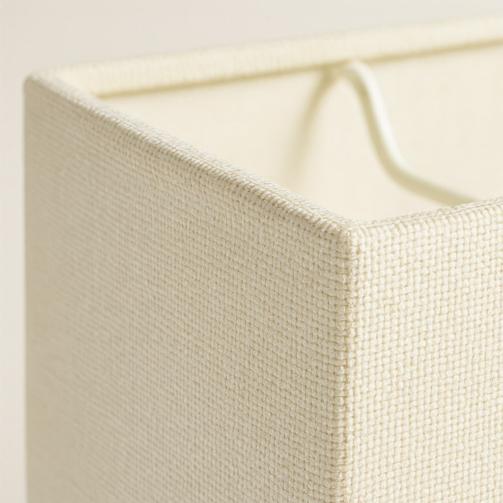 Abat-jour Rectangle en lin naturel - Velina