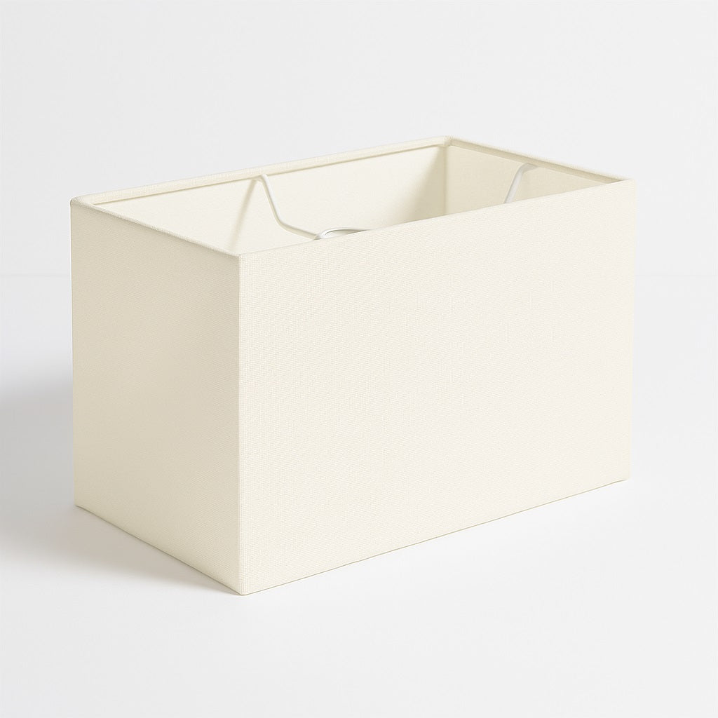 Abat-jour Rectangle en lin naturel - Velina