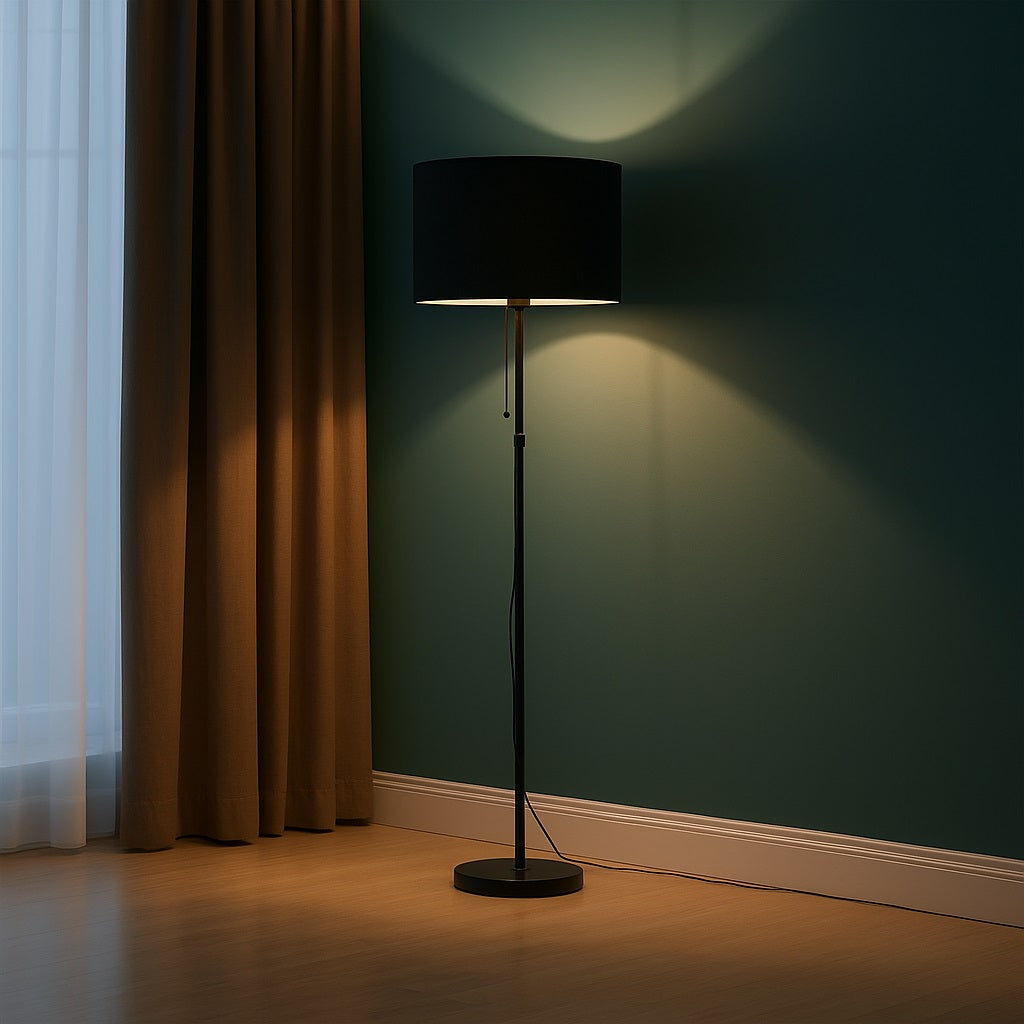 Abat-jour Tambour en tissu - Rubrene