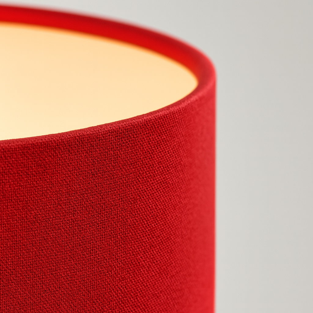 Abat-jour Tambour en tissu - Rubrene