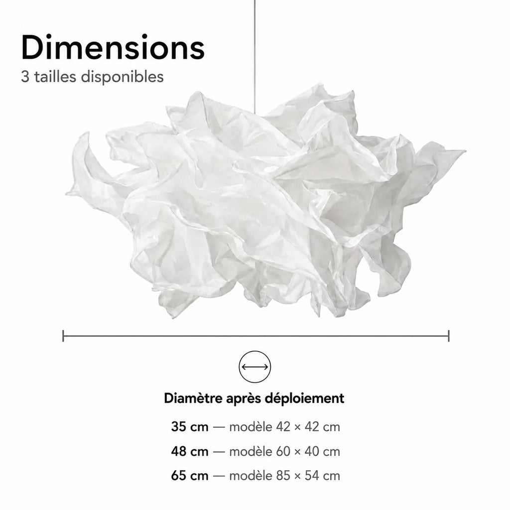 Abat-jour papier – Rivélie