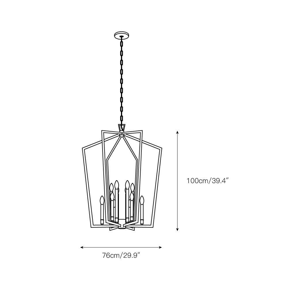 Abbotswell Lustre Traditionnel Moderne Laiton - Neutralighting
