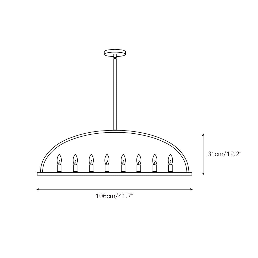 Abbott Lustre Linéaire Métal Minimaliste - Neutralighting
