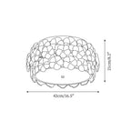Abella Plafonnier Fleurs Pétales en Céramique - Neutralighting