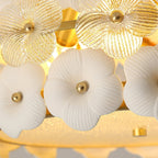 Abella Plafonnier Céramique Floraison Anneau Romantique - Neutralighting