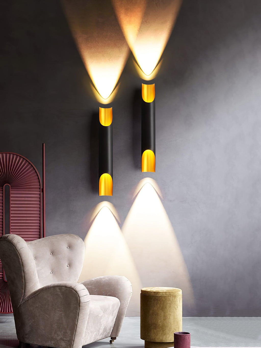 Mosaic Applique Murale Droite Minimaliste Moderne - Neutralighting