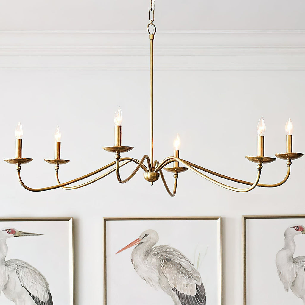 Alshaarae Lustre Métal Laiton Industriel Vintage - Neutralighting