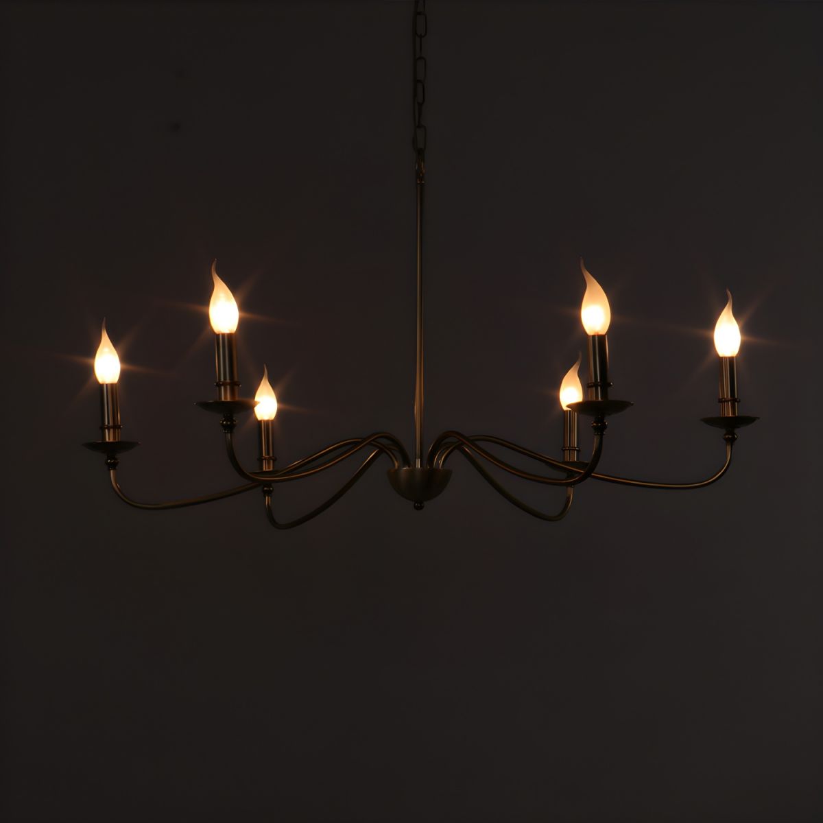 Alshaarae Lustre Métal Laiton Industriel Vintage - Neutralighting