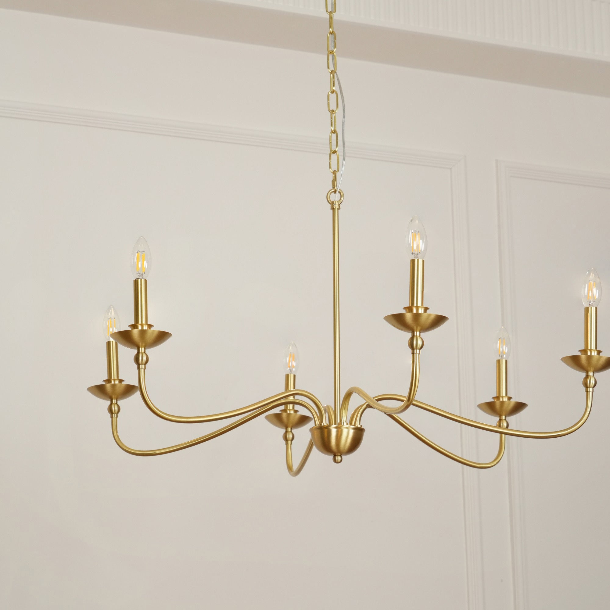 Alshaarae Lustre Métal Laiton Industriel Vintage - Neutralighting