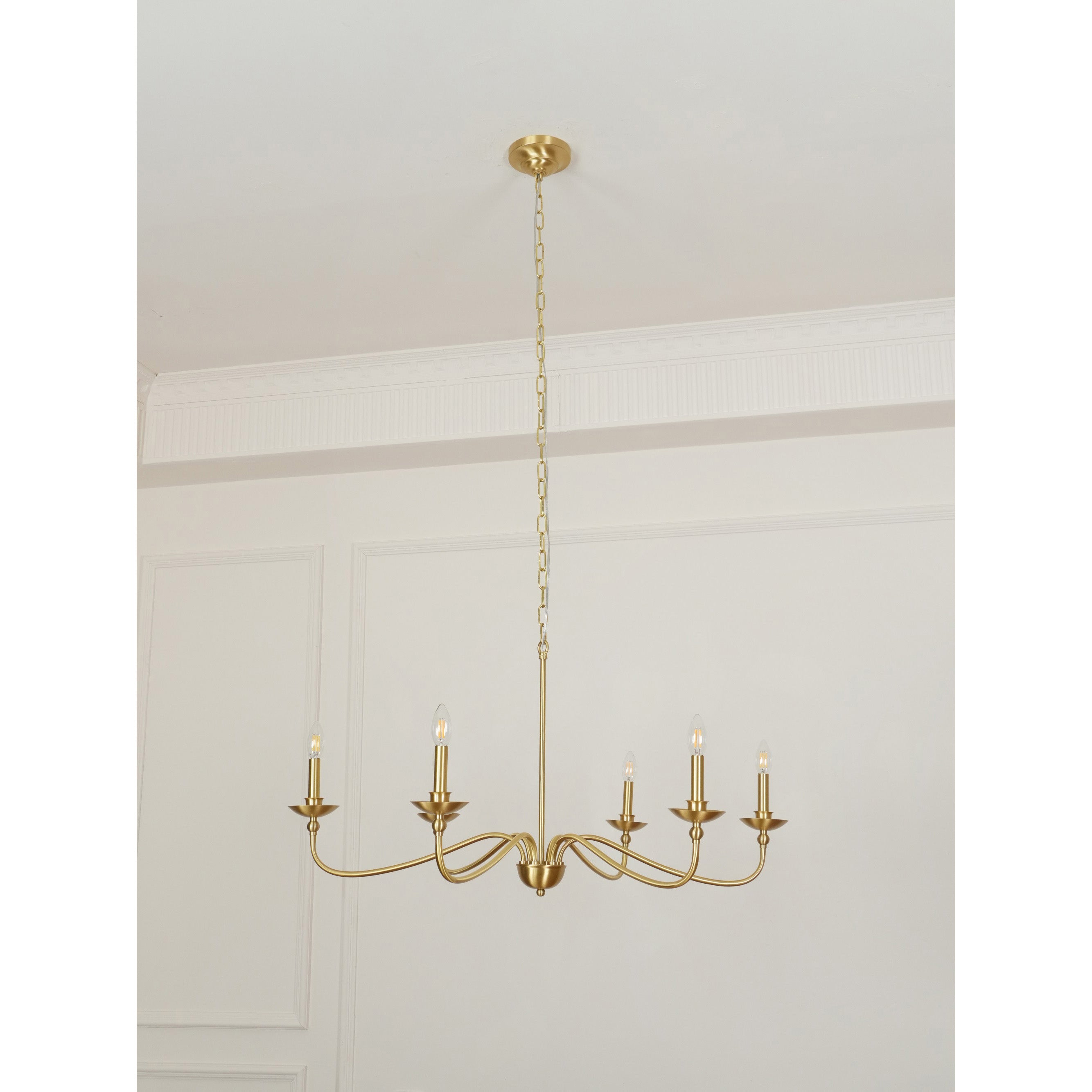 Alshaarae Lustre Métal Laiton Industriel Vintage - Neutralighting