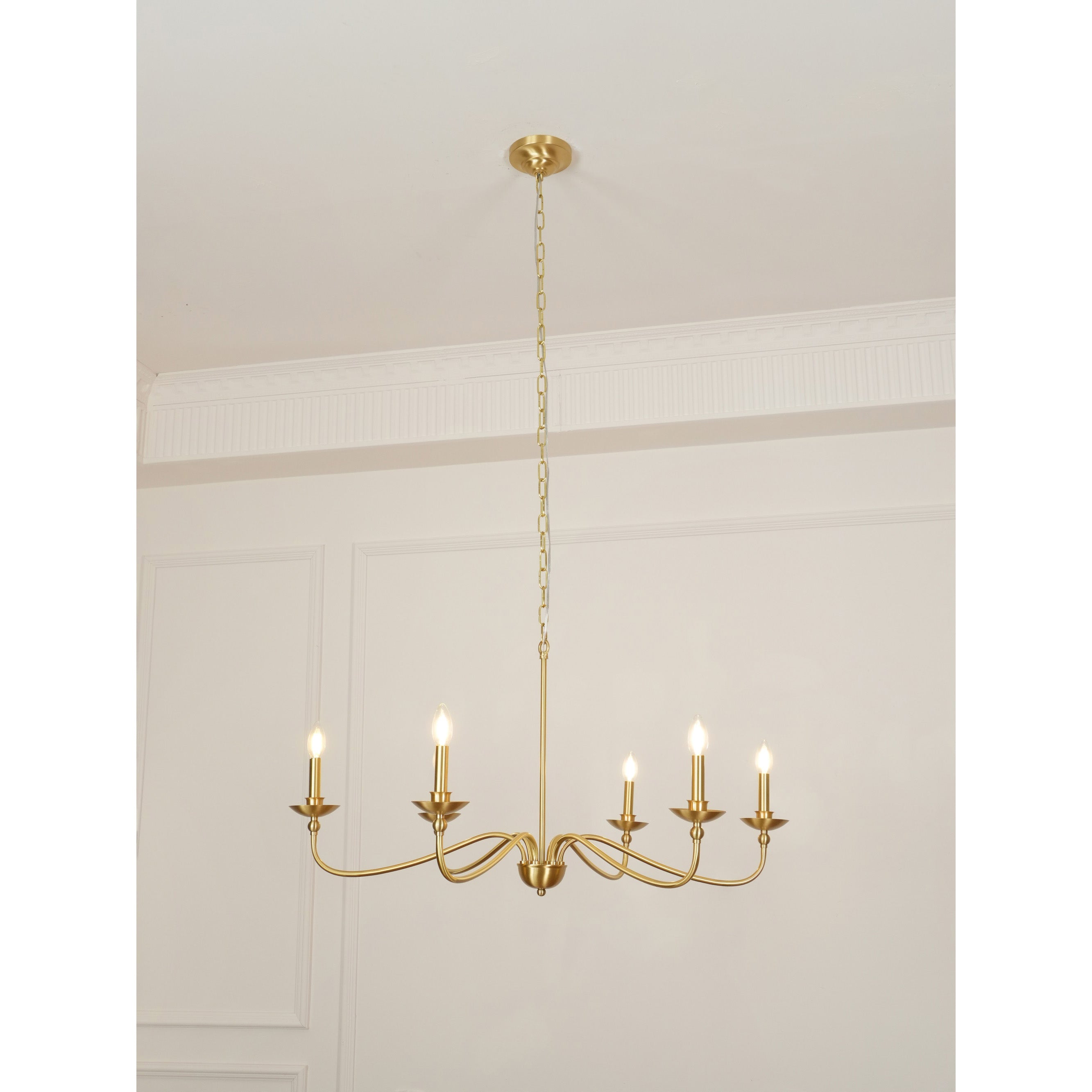 Alshaarae Lustre Métal Laiton Industriel Vintage - Neutralighting
