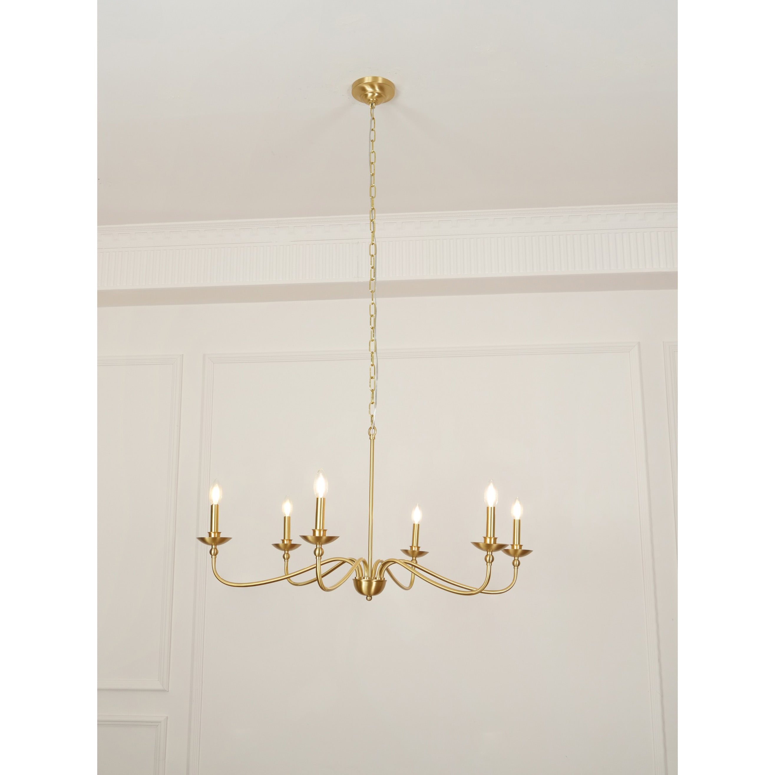 Alshaarae Lustre Métal Laiton Industriel Vintage - Neutralighting