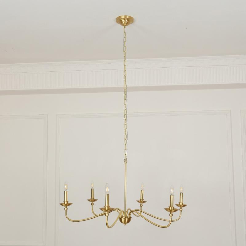 Alshaarae Lustre Métal Laiton Industriel Vintage - Neutralighting