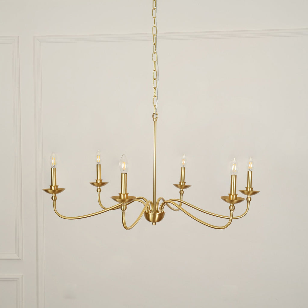 Alshaarae Lustre Métal Laiton Industriel Vintage - Neutralighting