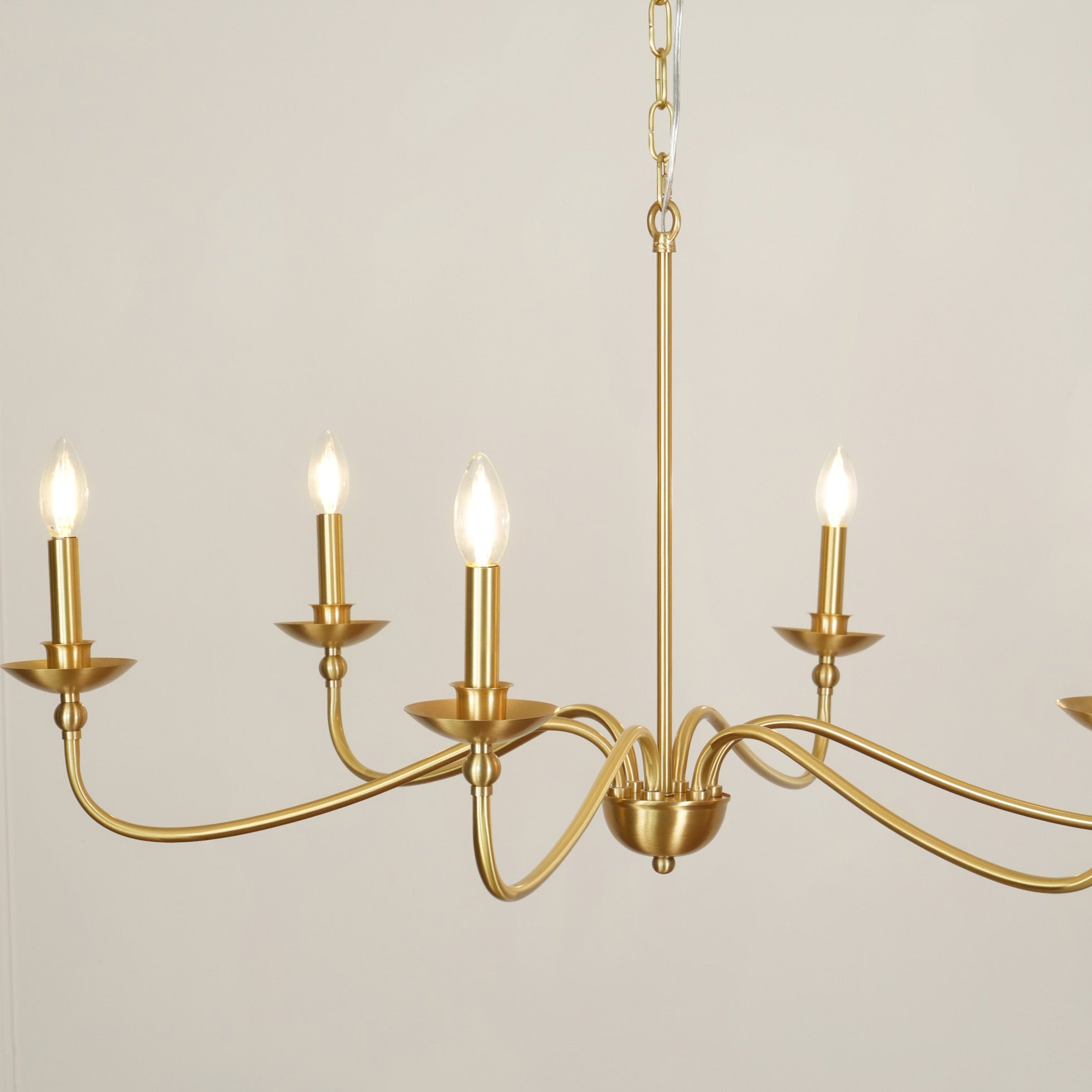 Alshaarae Lustre Métal Laiton Industriel Vintage - Neutralighting
