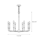 Abner Lustre Industriel Moderne Laiton - Neutralighting