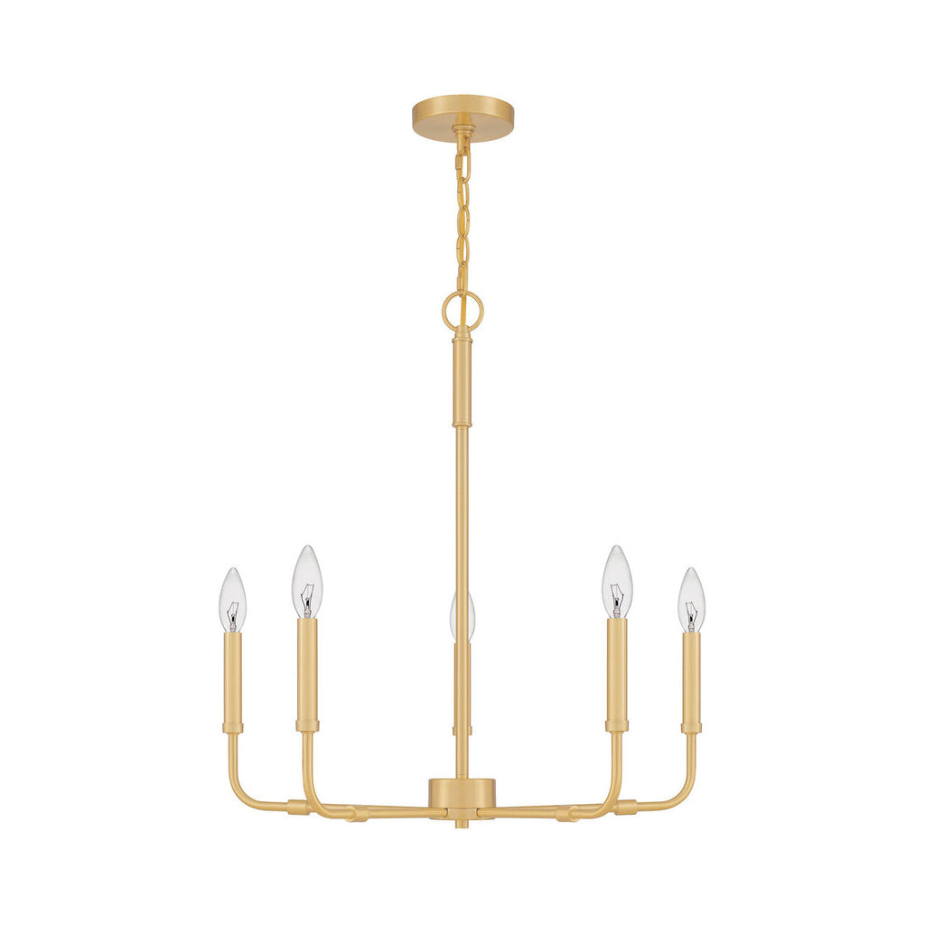 Abner Lustre Industriel Moderne Laiton - Neutralighting
