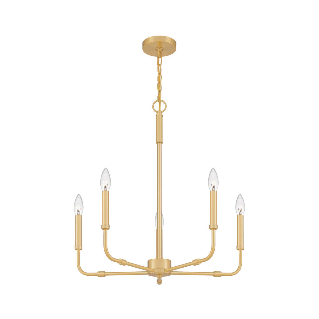 Abner Lustre Industriel Moderne Laiton - Neutralighting