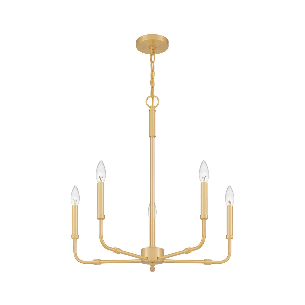 Abner Lustre Industriel Moderne Laiton - Neutralighting