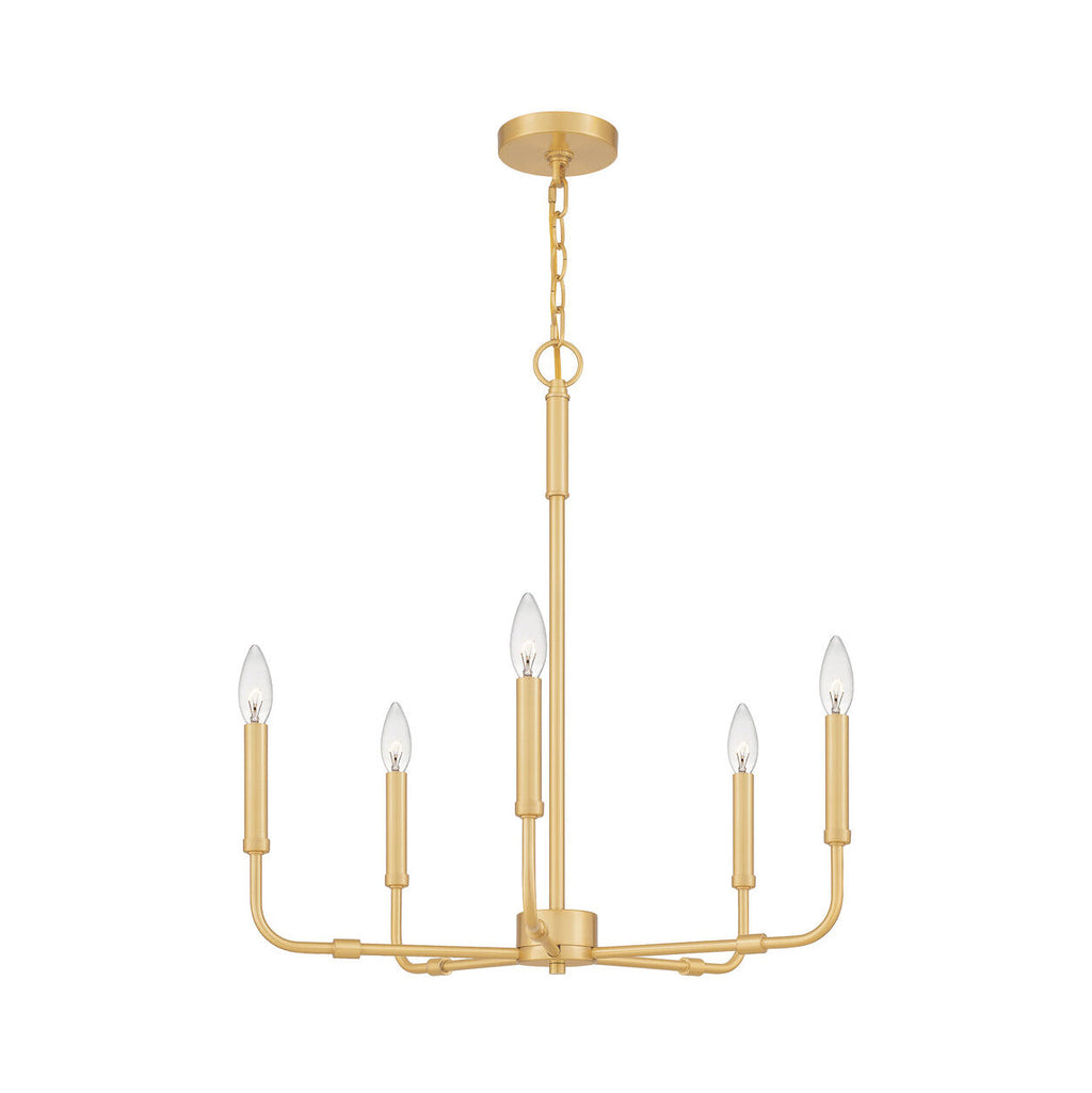 Abner Lustre Industriel Moderne Laiton - Neutralighting