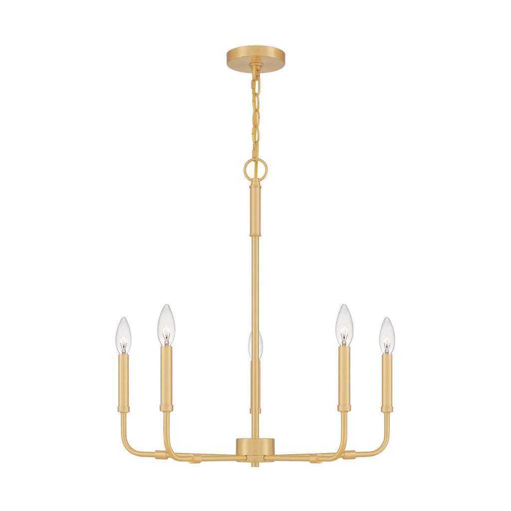 Abner Lustre Industriel Moderne Laiton - Neutralighting