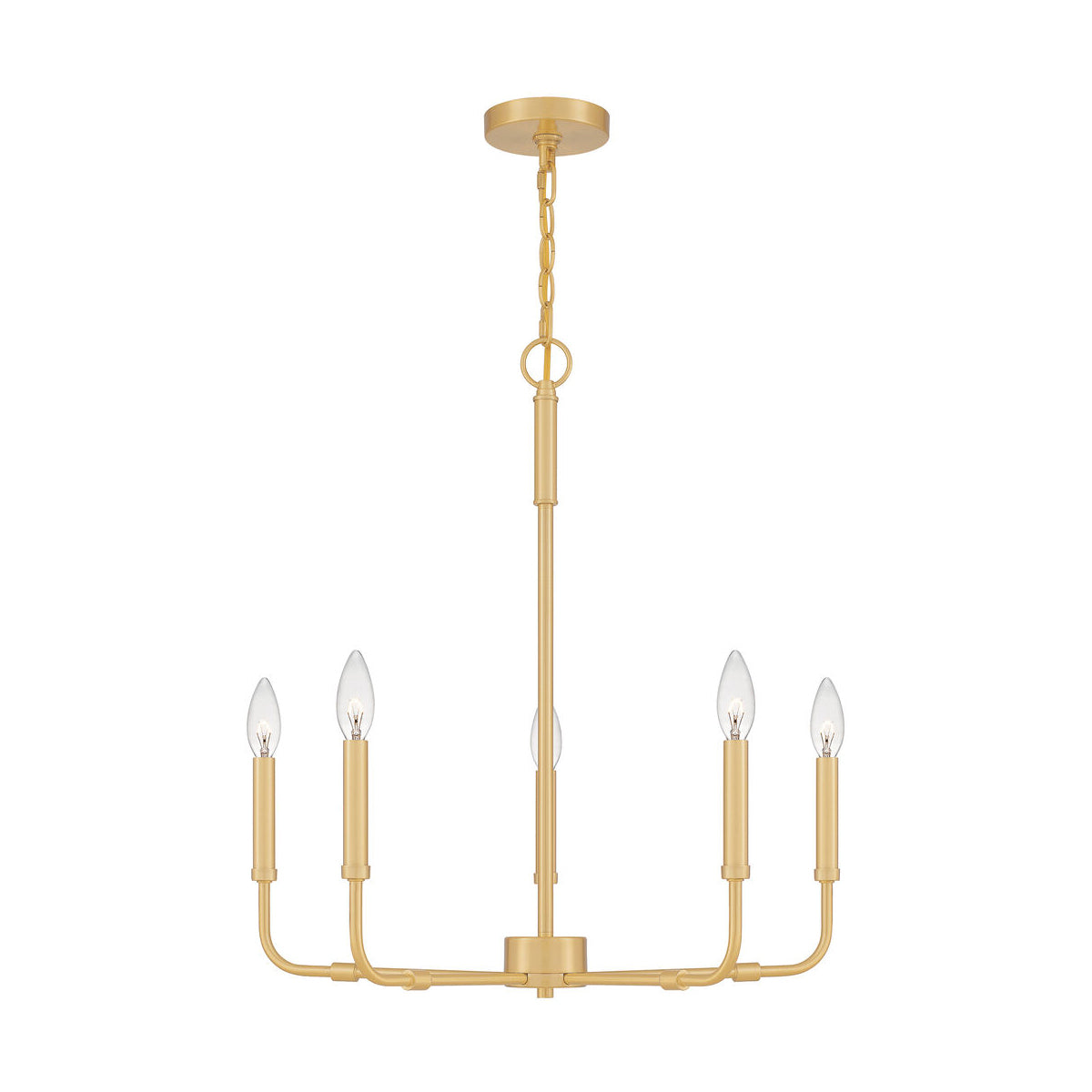 Abner Lustre Industriel Moderne Laiton - Neutralighting