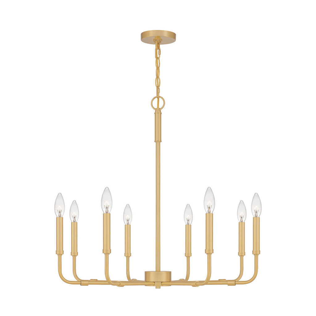 Abner Lustre Industriel Moderne Laiton - Neutralighting