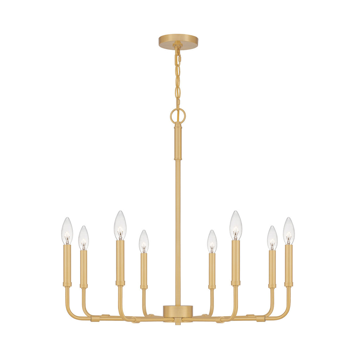 Abner Lustre Industriel Moderne Laiton - Neutralighting
