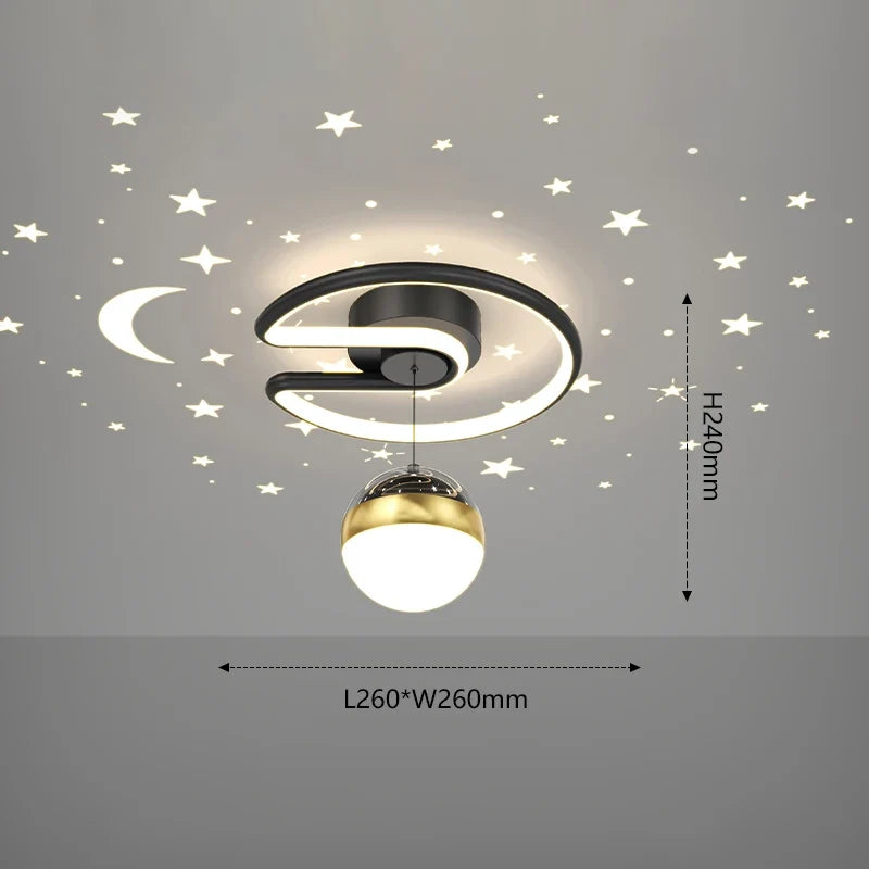Plafonnier moderne à leds pour décoration intérieure et extérieure Naëlle Tempo - Esprit Contemporain & Décor Élégant