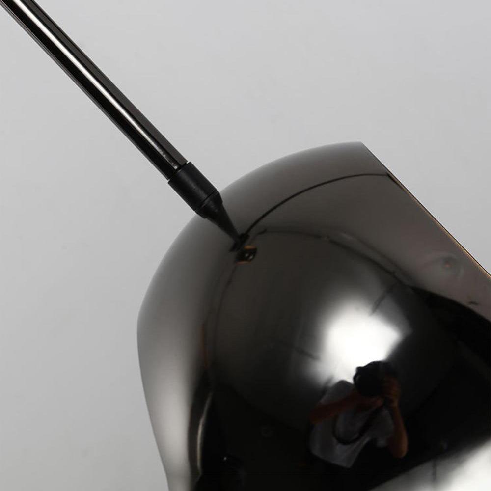 Lustra Chandelier Élégant en Verre Noir - Neutralighting