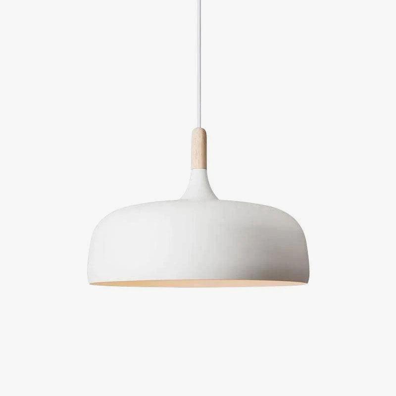 Lustra Suspension Lampe Abat-jour Blanc en Bois - Neutralighting