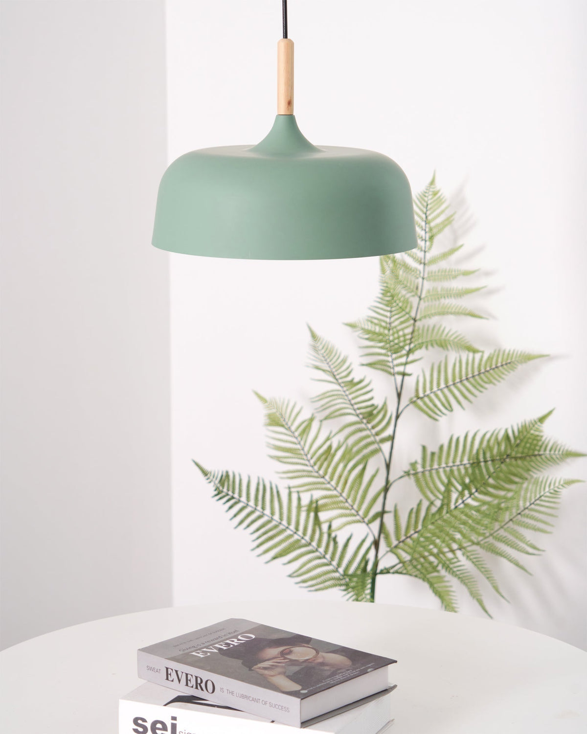 Lustra Suspension Lampe Abat-jour Blanc en Bois - Neutralighting