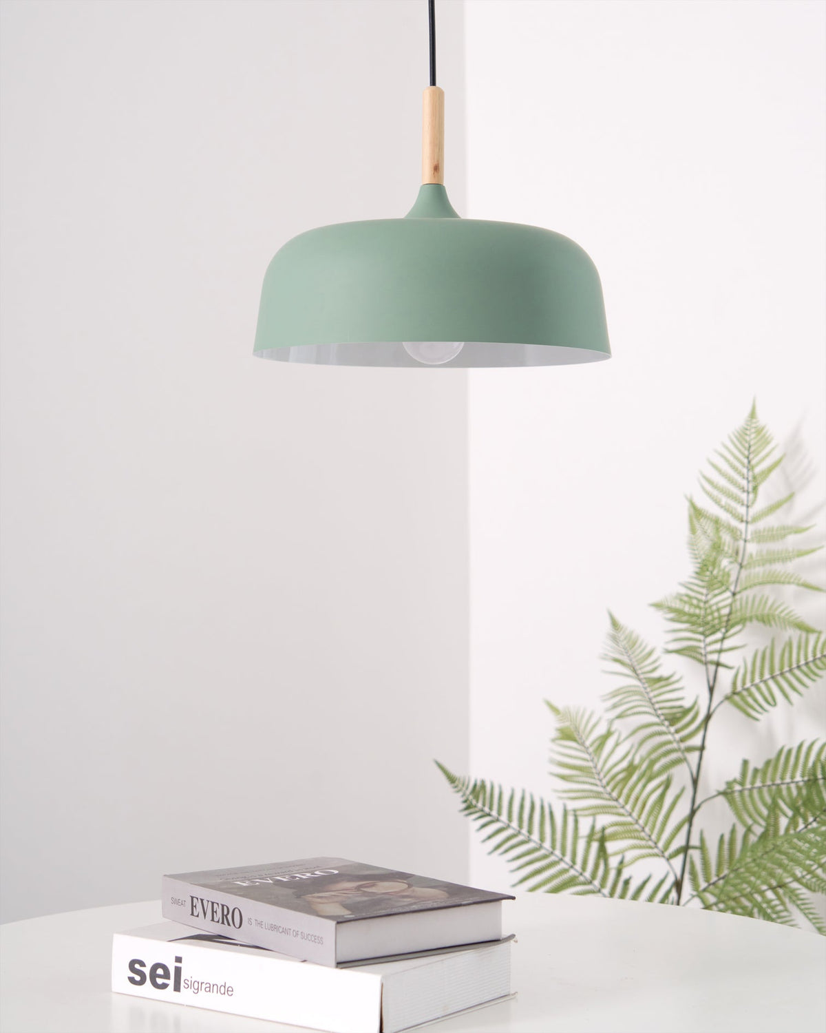 Lustra Suspension Lampe Abat-jour Blanc en Bois - Neutralighting