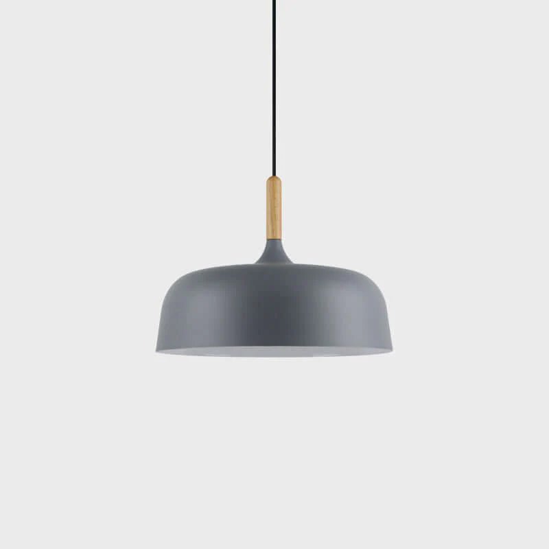 Lustra Suspension Lampe Abat-jour Blanc en Bois - Neutralighting