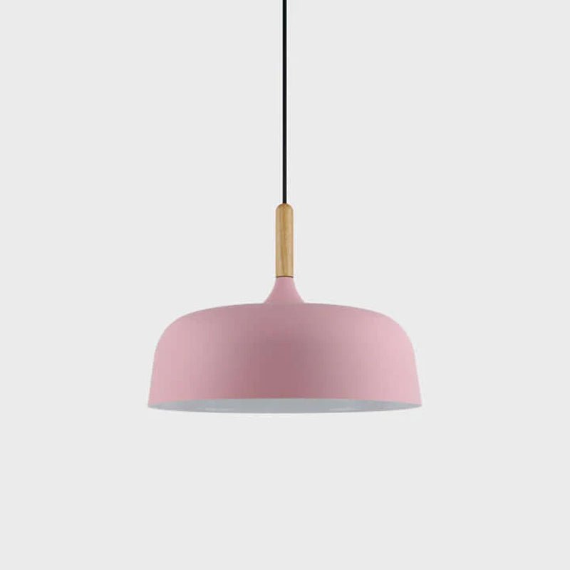 Lustra Suspension Lampe Abat-jour Blanc en Bois - Neutralighting