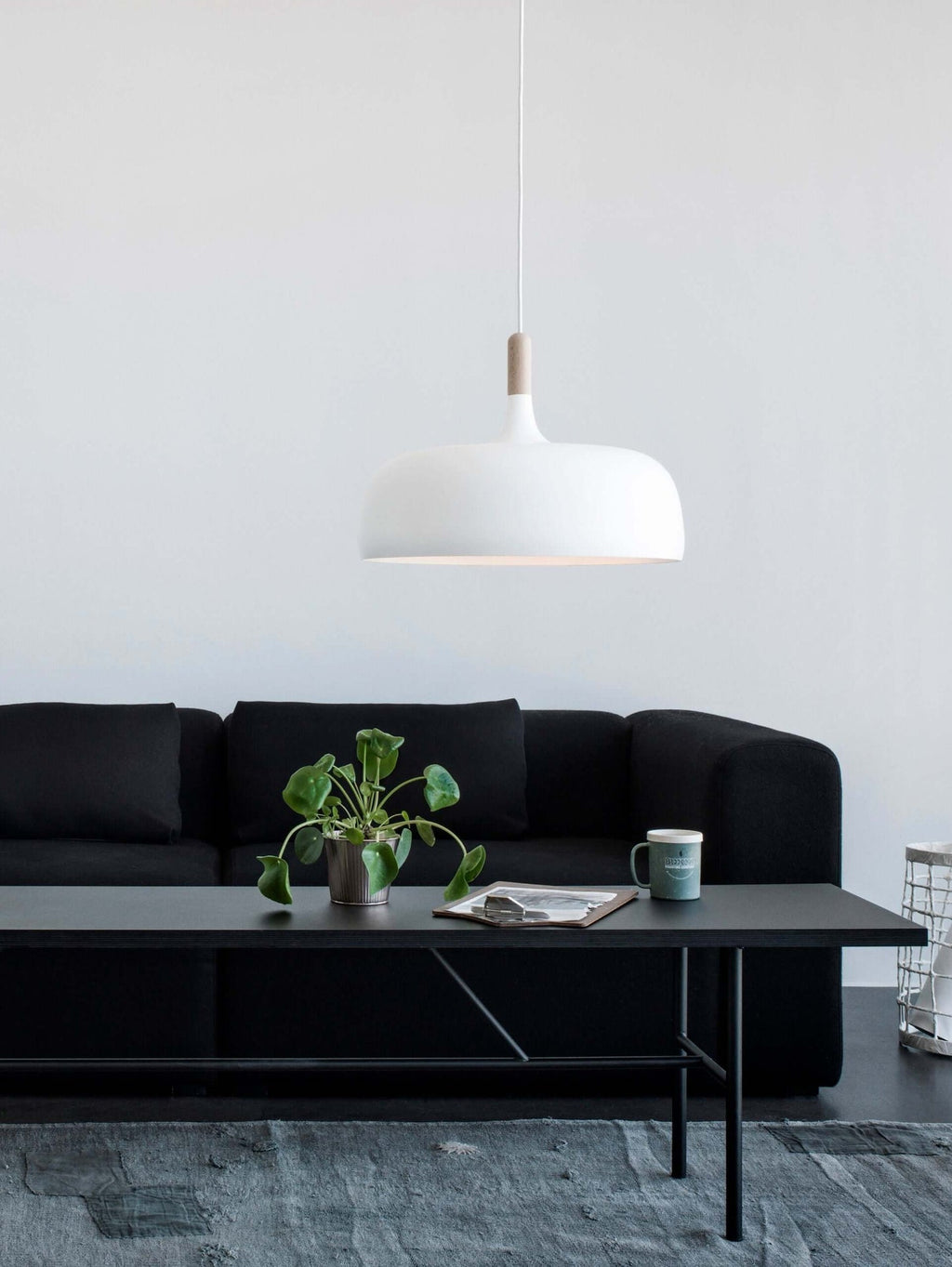Lustra Suspension Lampe Abat-jour Blanc en Bois - Neutralighting