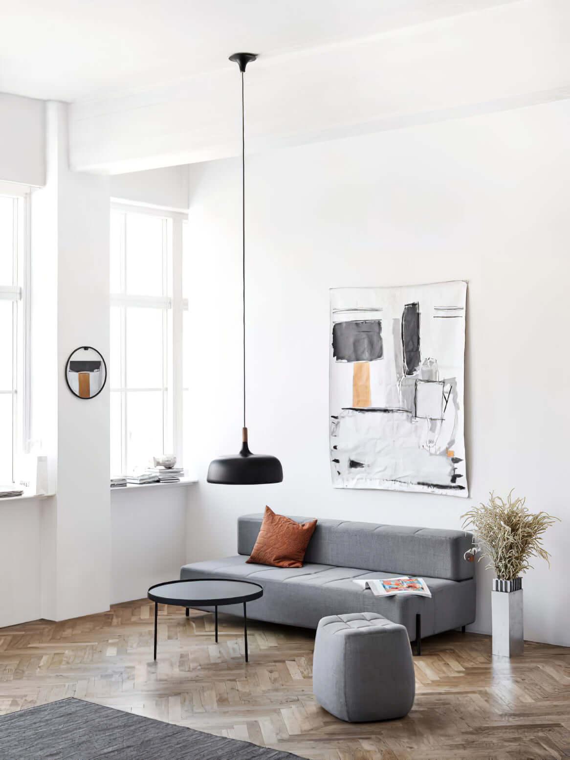 Lustra Suspension Lampe Abat-jour Blanc en Bois - Neutralighting
