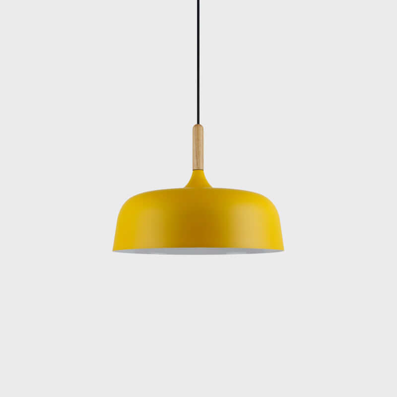 Lustra Suspension Lampe Abat-jour Blanc en Bois - Neutralighting