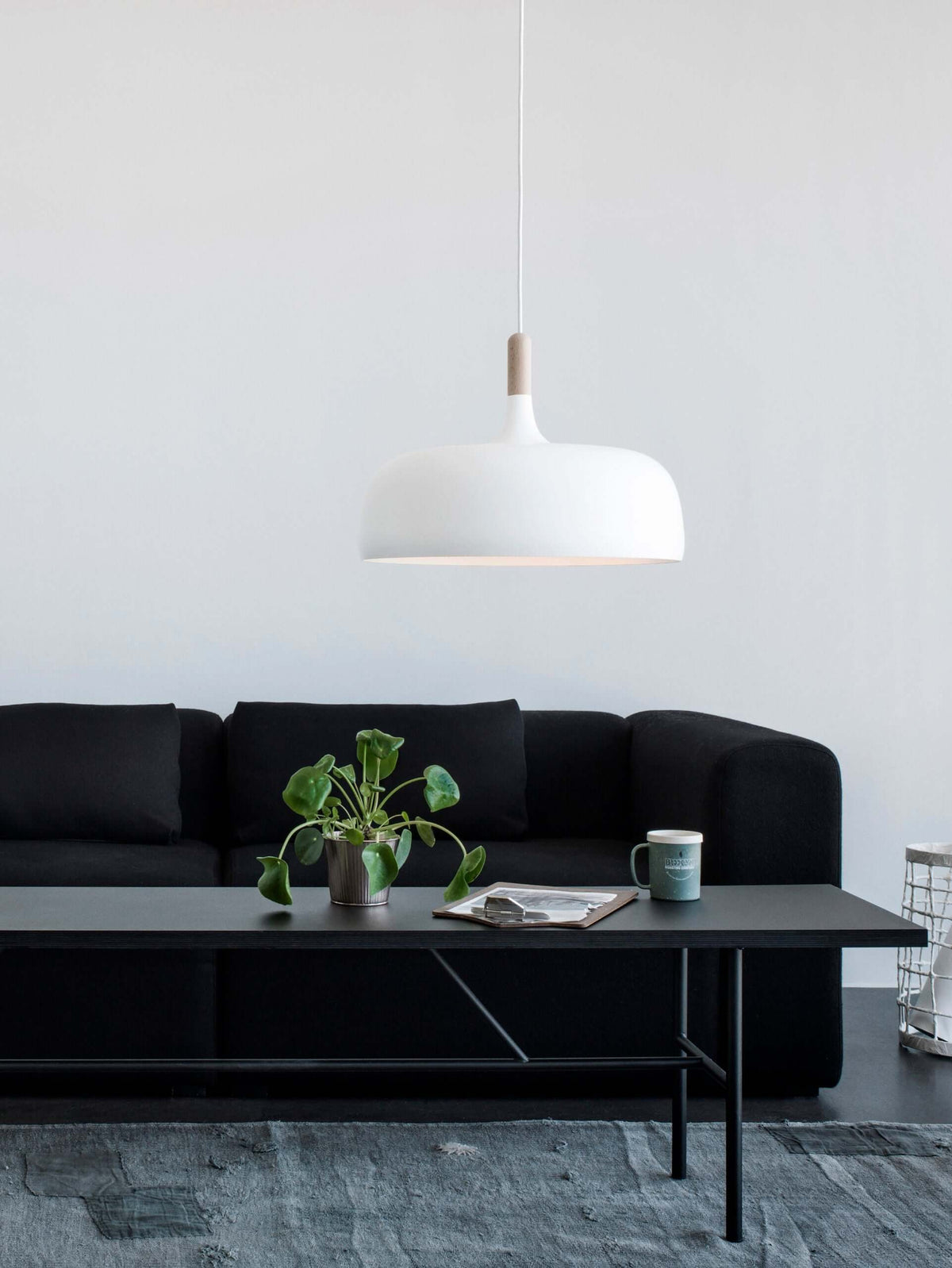 Lustra Suspension Lampe Abat-jour Blanc en Bois - Neutralighting