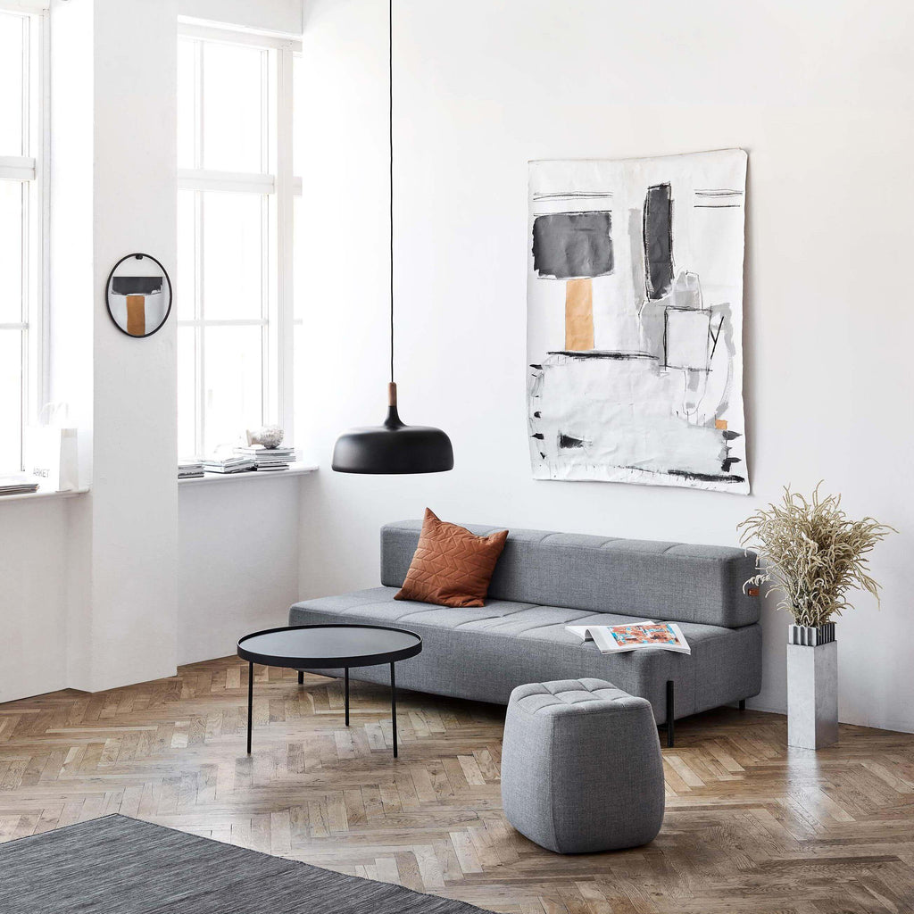 Lustra Suspension Lampe Abat-jour Blanc en Bois - Neutralighting