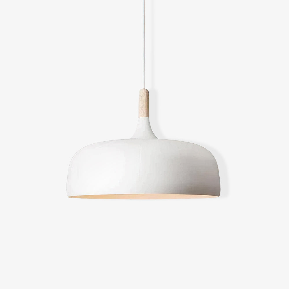 Lustra Suspension Lampe Abat-jour Blanc en Bois - Neutralighting
