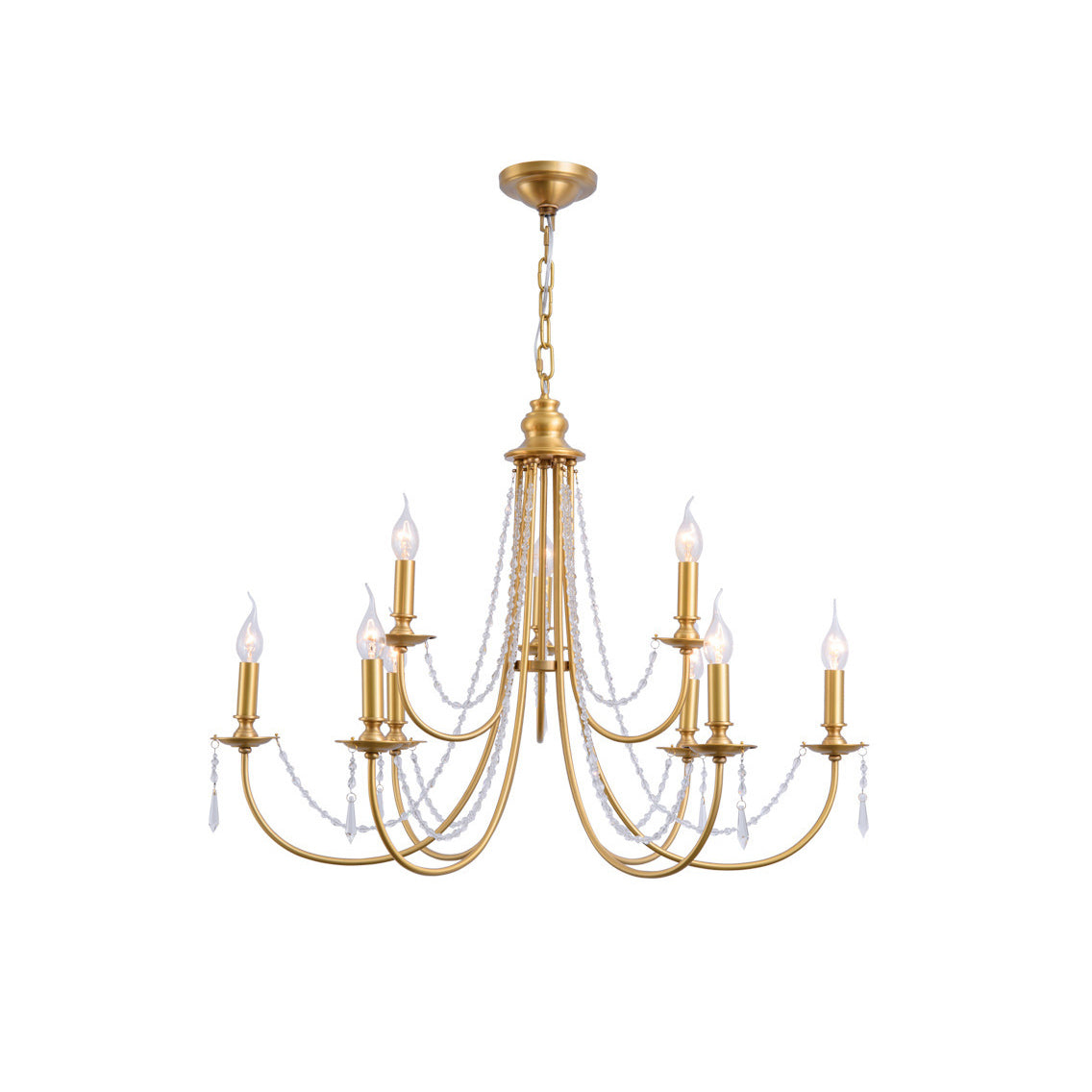 Acroma Lustre Cristal Moderne Traditionnel - Neutralighting