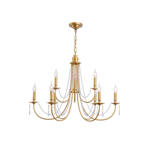 Acroma Lustre Cristal Moderne Traditionnel - Neutralighting