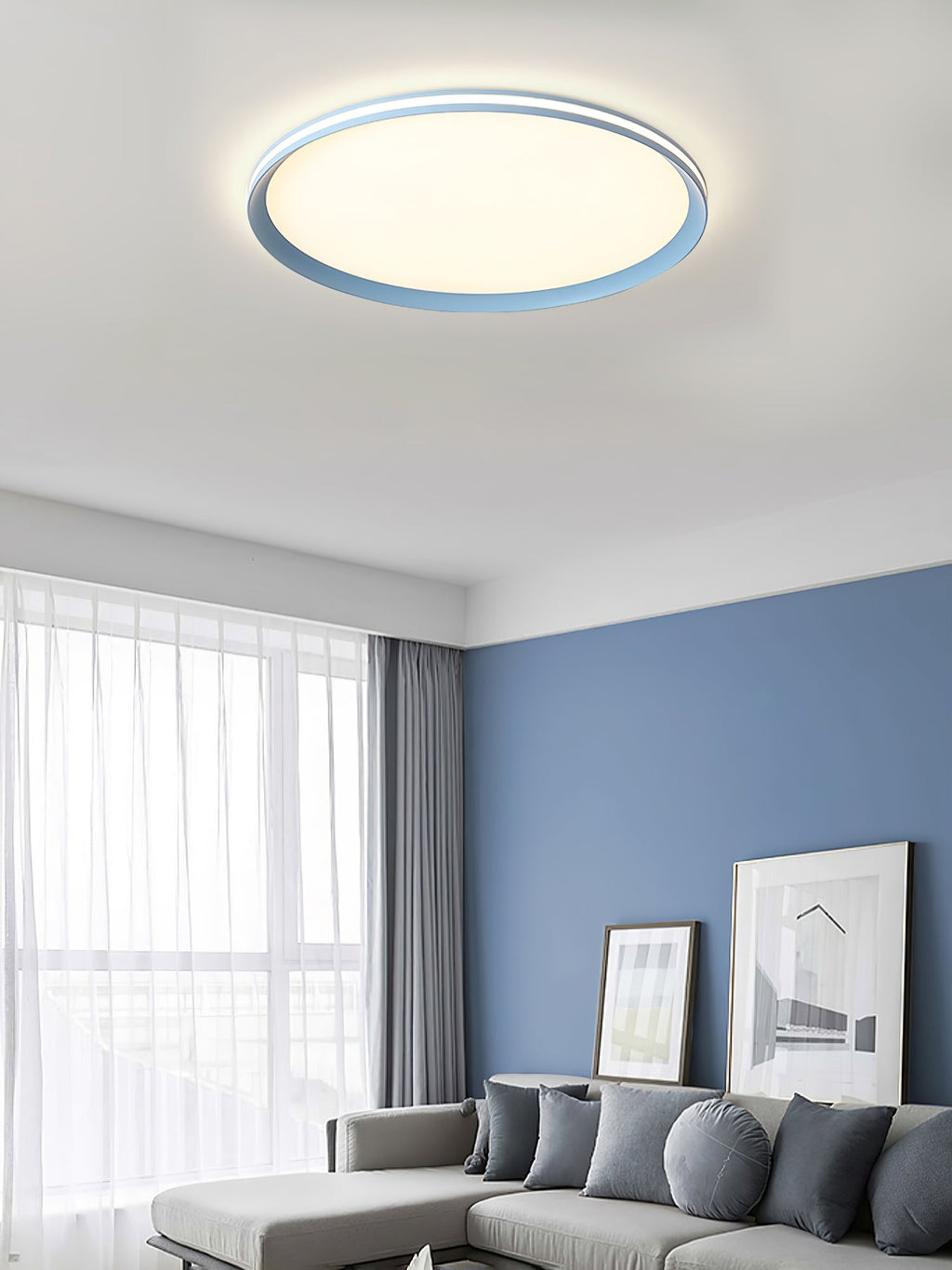 Avtheira Moderne Minimaliste Circulaire LED Plafonnier Lumière - Neutralighting