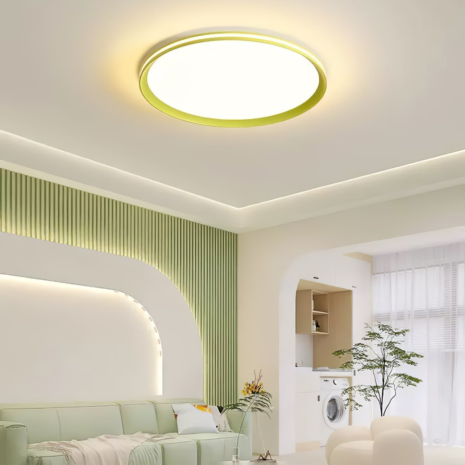 Avtheira Moderne Minimaliste Circulaire LED Plafonnier Lumière - Neutralighting
