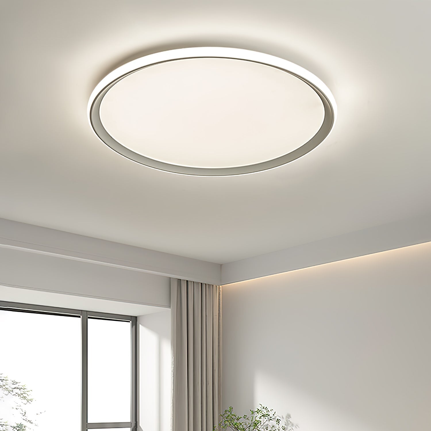 Avtheira Moderne Minimaliste Circulaire LED Plafonnier Lumière - Neutralighting