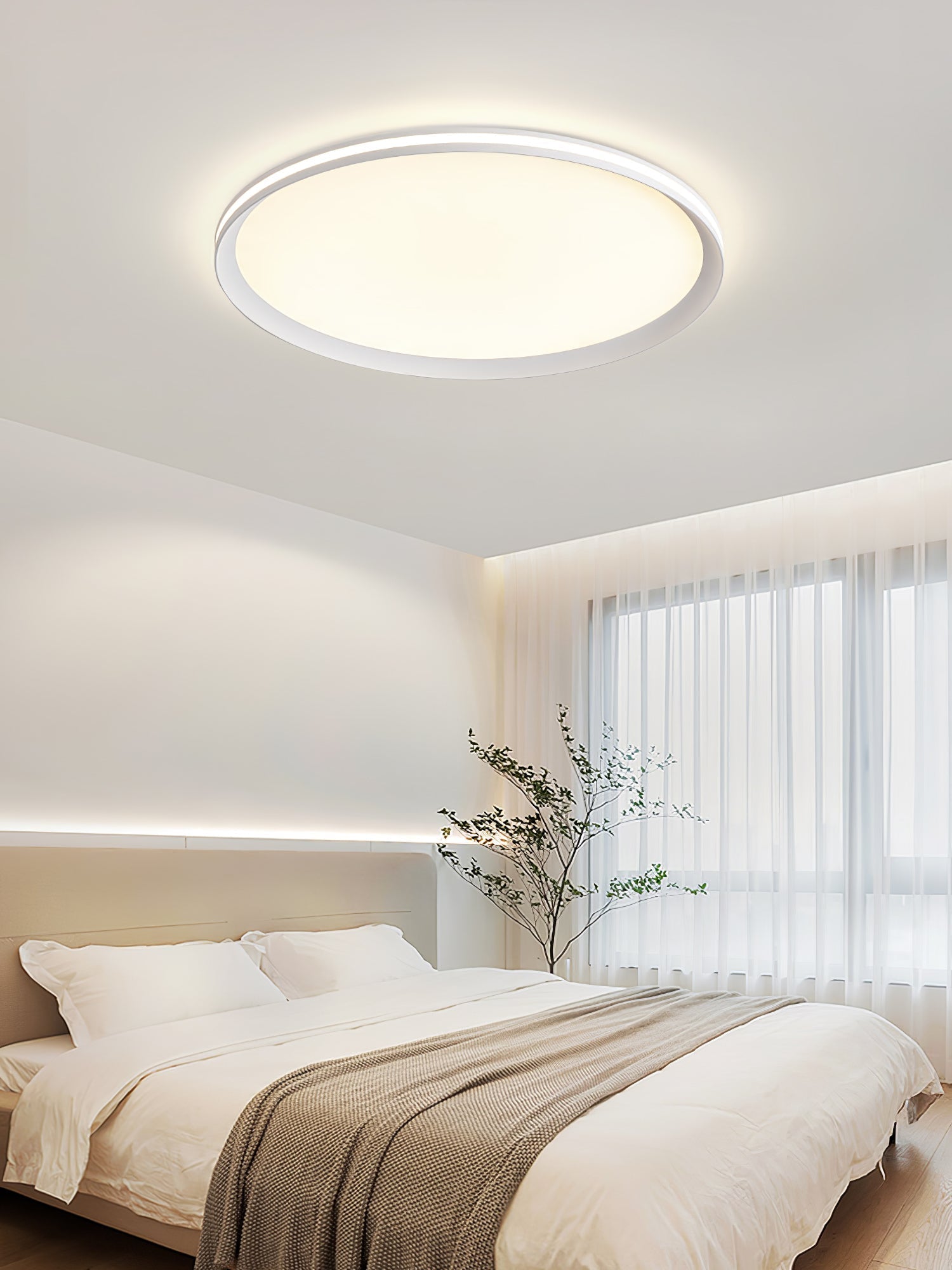 Avtheira Moderne Minimaliste Circulaire LED Plafonnier Lumière - Neutralighting