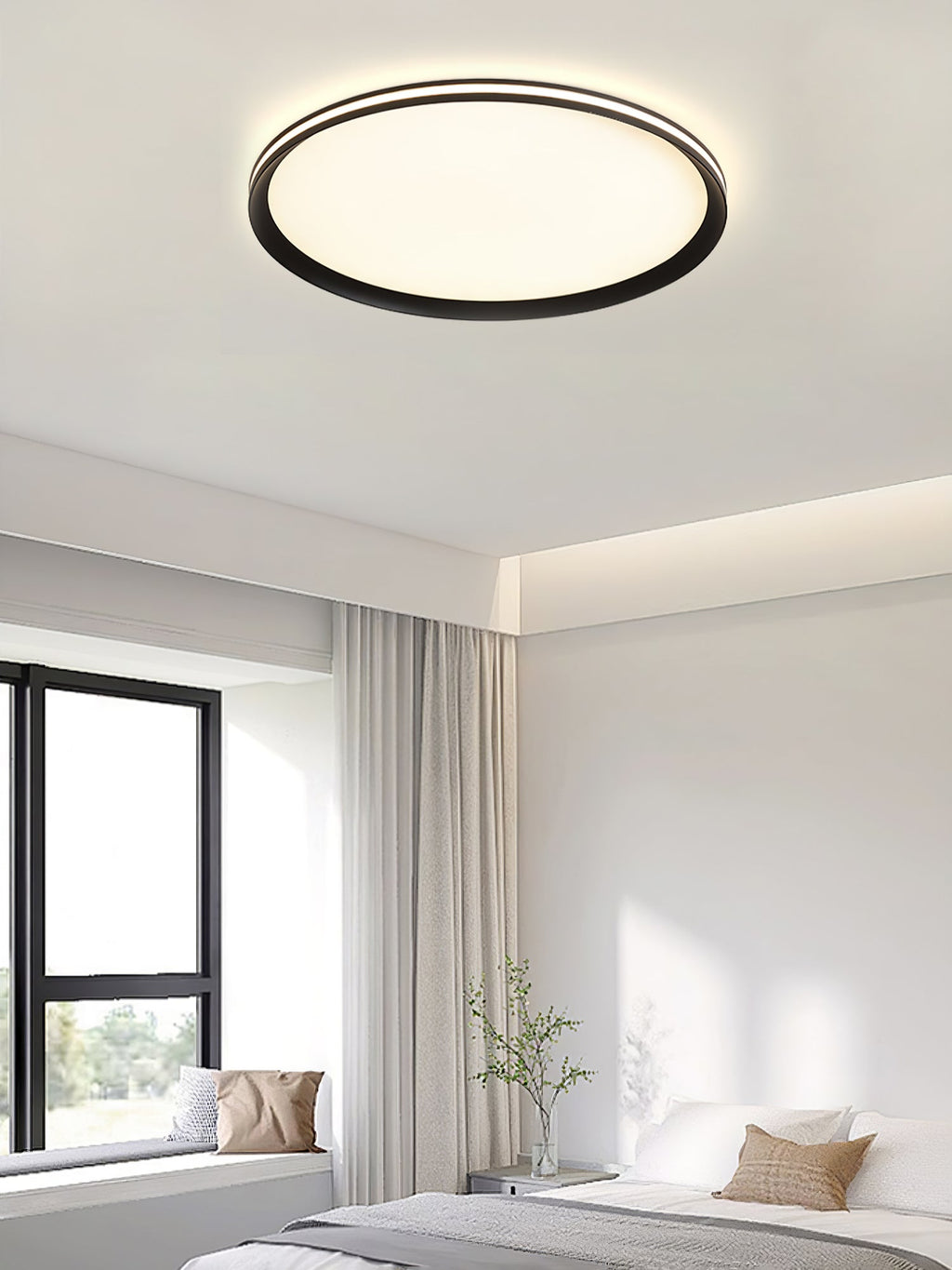 Avtheira Moderne Minimaliste Circulaire LED Plafonnier Lumière - Neutralighting