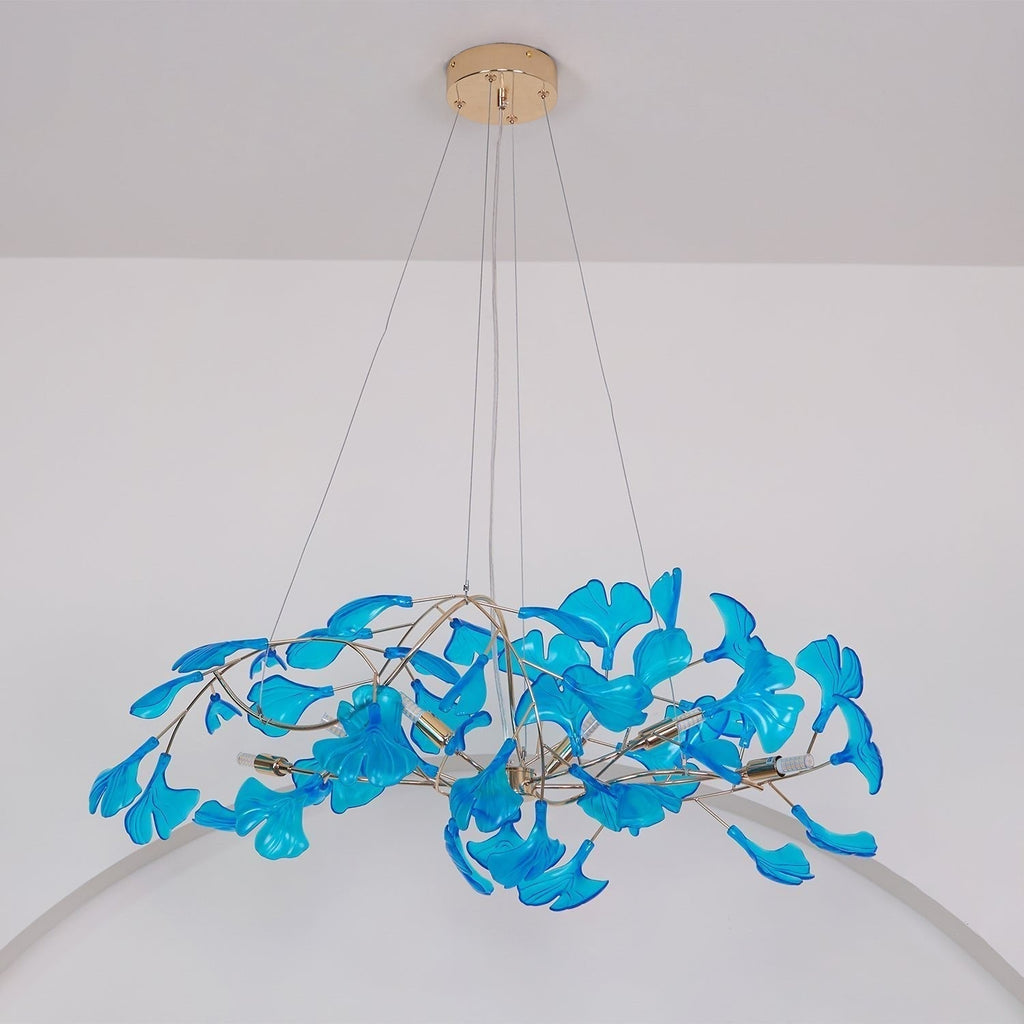 Eurvinen Lustre de luxe en feuille de ginkgo - Neutralighting