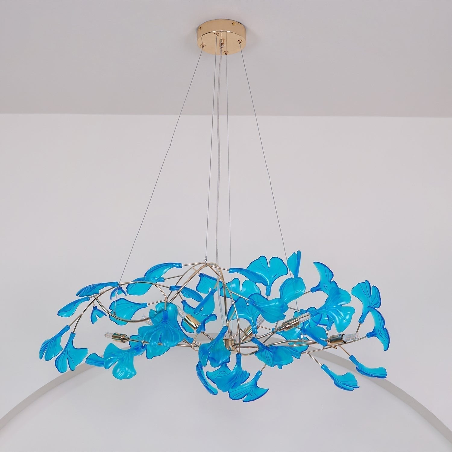 Eurvinen Lustre de luxe en feuille de ginkgo - Neutralighting
